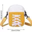 Túi đeo chéo nữ PYCOU, Túi đeo vai nữ bằng vải Canvas cá tính, Thiết kế dây giày ngộ nghĩnh Phong cách Messenger Ví Tote Mini Ngày lễ tình nhân