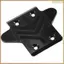 Bộ bảo vệ vỏ giáp khung gầm trước và sau bằng kim loại cho các bộ phận nâng cấp xe RC 1 / 8 KRATON 6S, màu đen