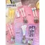 Bộ Đồ Ăn Sanrio Kết Hợp Hoạt Hình kt Thìa Inox Nĩa Sinh Viên Dễ Thương Di Động Thìa Bộ Đồ Ăn 6.8