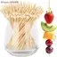{AKIN} 4.7 Inch Gỗ Tự Nhiên Cotail Pis Bóng Lạ Mắt Răng Cho Món Khai Vị Trái Cây Kebab Dự Tiệc Cung Cấp Cho Đám Cưới Sinh Nhật {a}