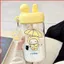 ST2 Dung Tích Lớn HELLO KITTY Rơm Cốc Nữ 2 Trong 1 Cốc Nước Di Động Dễ Thương Thể Thao Cho Học Sinh TS2