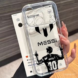 Ốp điện thoại trong suốt trong suốt Black Boy Back Football Thích hợp cho iPhone 13promax 13 14 15 16 17 pro max 16pro 15promax 14promax xs xr 11promax Vỏ silicon linh hoạt