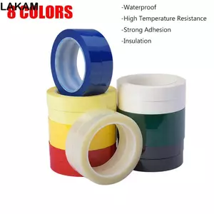 LAKAM 1 Chiếc Máy Tính Để Bàn Định Vị Băng Nhiều Màu Dính Cách Nhiệt Chống Thấm Nước Vật Dụng Văn Phòng Không Dấu Vết Bảng Trắng Đường Cảnh Báo
