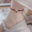 THEGIRL8B Vòng chân hai lớp, Dây thiết kế đơn giản Vòng chân dệt dây, Vòng tay may mắn Người yêu Tình bạn Phụ nữ Trang sức Quà tặng