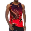 Scorpion 3D Tank Top Nam, Áo thun thể thao không tay mùa hè, Áo Vest động vật đi biển mới lạ thoáng khí