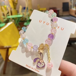 1 Vòng Tay Trẻ Em Sanrio Vòng Tay Học Sinh Có Cinnamoroll Và Hạt Thủy Tinh Phụ Kiện Bé Gái