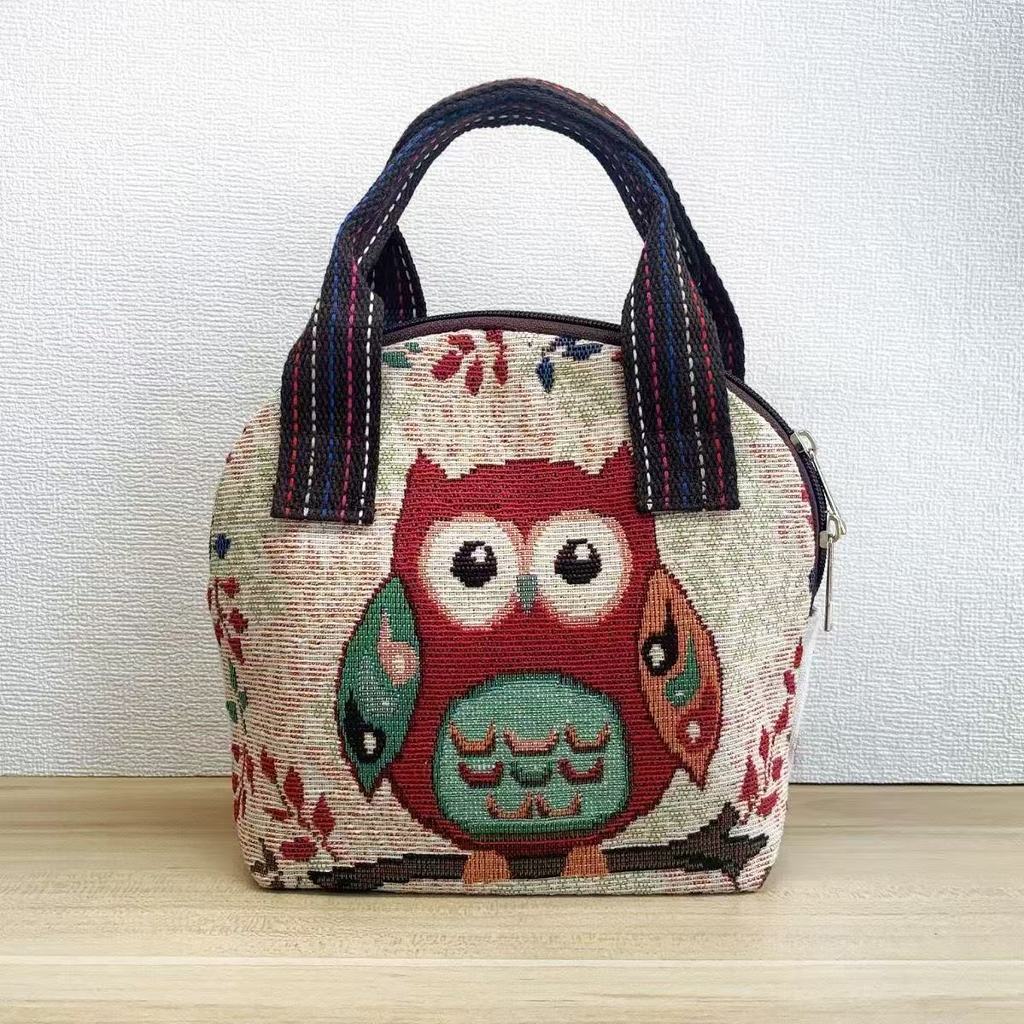 Phong Cách Mới Phong Cách Dân Tộc Túi Vải Thêu Jacquard Đi Chơi Đi Làm Túi Xách