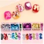 AMBU Nail Art Sequins, 12-Grid Laser Shiny Nail Glitter Flakes, Hình vuông Hình ba chiều Hình chữ nhật Hình chữ nhật Phụ kiện trang trí móng tay Làm móng tay Pháp