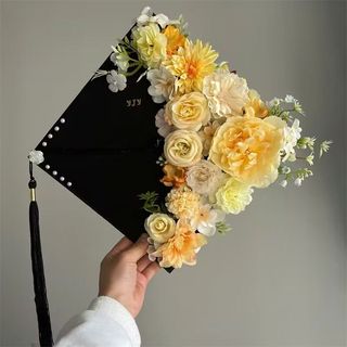 Mới Tự Làm Cử Nhân Mũ Thành Phẩm Kẹp Tóc Hoa Mô Phỏng Hoa Sinh Viên Tốt Nghiệp Ảnh Quà Tặng Ảnh Bạn Gái Bạn Gái20260610
