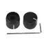 AIHOM Bass Điện Nhôm Nửa Trục Núm Flat Top Tăng Cường Độ Ổn Định Cho Điều Khiển Âm Thanh,