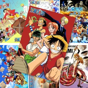 Một Mảnh Poster Dán Tường Tấm Lớn Luffy Zoro Sách Ảnh Hai Chiều Trang Trí Phòng Nền Vải Dán Tường 6.10