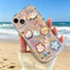 Ốp lưng điện thoại dễ thương có dây đeo, phù hợp với iPhone 16 15 14 13 12 11 Pro Max 7 8 Plus X Xs BFCE014