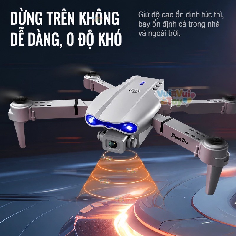 E99 – Máy bay không người lái điều khiển từ xa gập gọn 4K camera kép quay phim trên không