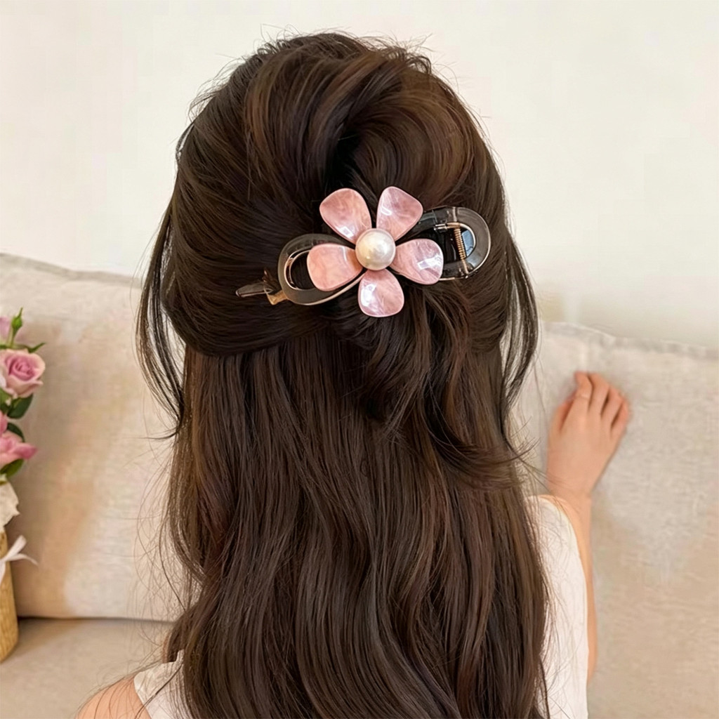 Kẹp tóc hoa hồng ngọt ngào Kẹp tóc nữ