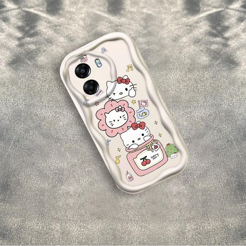 Thích hợp cho OPPO A5X A6 Pro A6X 4G 5G 3D Thẩm Mỹ Mềm TPU Kitty Cat Vỏ Điện Thoại Chống Sốc