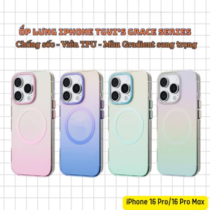 Ốp Lưng TGVI'S Grace iPhone 16 Pro / 16 Pro Max - Chống Sốc, Gradient Chuyển Màu, MagSafe N52 Mạnh