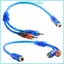 Cáp phân phối GODD RCAs với tăng cường đầu ra âm thanh Bộ điều hợp Y để kết nối nhiều thiết bị trong giải trí Setu