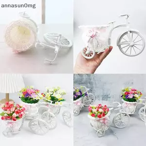 AA Nhỏ Ba Bánh Hình Hoa Giỏ Tiệc Cưới Lễ Trang Trí Xe Đạp Hoa Hộp Đựng Đồ Văn Phòng Nhà Bàn Trang Trí VN