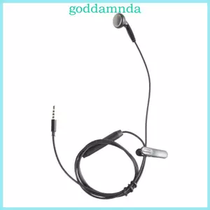 Tai nghe một mặt GODD Tai nghe có dây đơn có micrô khử tiếng ồn cho PC Điện thoại di động Cuộc gọi điện thoại Cente