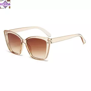 Kính râm mắt mèo RTJIFSS, Đạo cụ ảnh Kính râm khung vuông đường phố, Bảo vệ UV400 thời trang Da báo Nữ Retro Sắc thái dành cho nữ