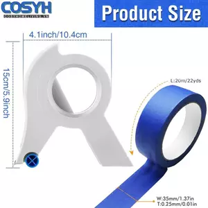 <cosyh>Handy Seam Tape Sticker Machine with Colorful Rolls for Masking and Sewing Tasks
