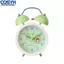 <cosyh>Compact Design Silent Twin Bell Alarm Clock with Convenient Night Light