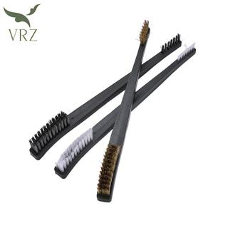 VRZ 3x Bộ bàn chải dây Mini bằng đồng thau Nylon không gỉ Lông dụng cụ làm sạch HOT
