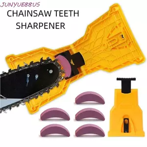 Máy mài xích JUNYUE88US, Máy cưa xích xăng lưỡi liềm Máy mài răng, Máy cưa xích nhanh Máy cưa xích mài chuỗi thanh treo cho xích dẫn hướng