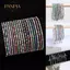 PNPIA- 3 Cái / lốc Sáng Bóng Pha Lê Vòng Tay Co Giãn Kim Cương Giả Vòng Tay Nữ Dây Đeo Tay Lắc Tay Trang Sức Thời Trang Quà Tặng