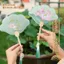 Sáng Tạo Quà Tặng Nhỏ Phong Cách Trung Quốc Mới Thêu Quạt Nhỏ Hoa Mẫu Đơn Hoa Hanfu Phụ Kiện