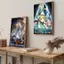 Anime Mũ Phù Thủy Studio Poster Không Khung Tranh Canvas Cho Trang Trí Tường Phòng Gia Đình