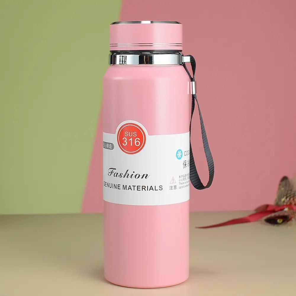 Bình giữ nhiệt inox 316  800ml giữ nhiệt nóng lạnh, nhỏ xᶖnh, tiện dụng . C87 SHOP