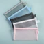 Túi đựng bút BEABOUT, Bút chì lưới Nylon trong suốt, Hình vuông Công suất lớn Dây kéo Đóng cửa Văn phòng phẩm Túi đựng dụng cụ làm đẹp Lưu trữ