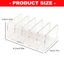 Giá để đồ Acrylic Giá đựng đồ trang điểm dọc trong suốt Hoàn hảo để đựng phấn mắt và các loại mỹ phẩm nhỏ khác