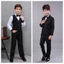 💕 Trẻ Em Bé Trai Bộ 5 Áo Khoác Chính Thức 3-12 Tuổi Trang Phục Áo Vest Phù Cưới Piano Lễ Hội Mới Lạ