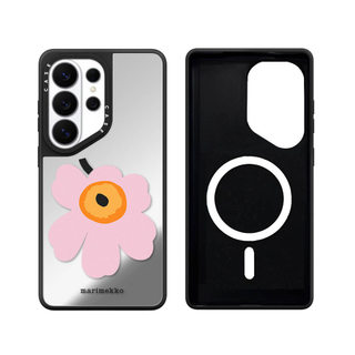 Từ Hoa Trà Chiều Trà Bơ Gương Cứng Phone Case Dành Cho Samsung Galaxy S26 25 24 23 UItra S26 25 24 23 Plus Vỏ Bảo Vệ Chống Sốc