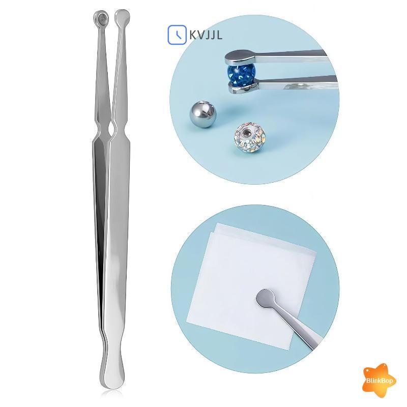 [KvJJL-t] Dụng cụ kẹp kẹp xỏ khuyên bằng thép không gỉ Lip Nail Earring Puncture Clip Mở Đóng tai Mũi vách ngăn Cơ thể Công cụ xỏ khuyên mới