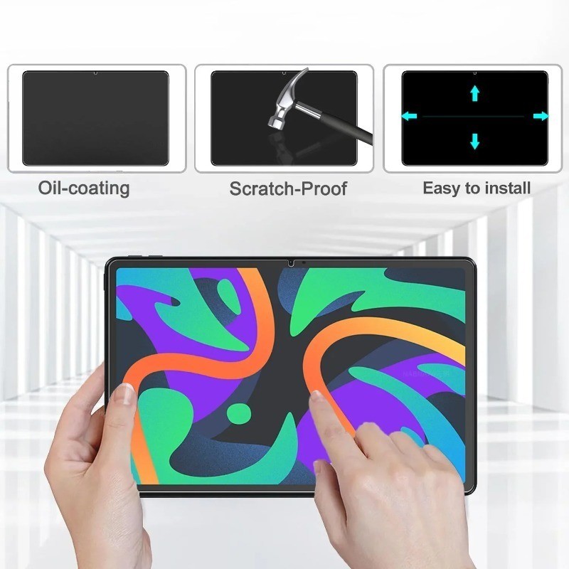 1-2 Chiếc Kính Cường Lực Mờ Cho Oppo Pad 2 3 4 5 Air2 Pro 11.0 11.4 11.61 12.1 13.0 13.2 HD Bảo Vệ Màn Hình Chống Ánh Sáng Xanh Và Phim Blueray
