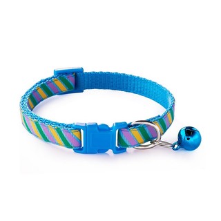 6 Cái / bộ Dải In Hình Cổ Mèo Khóa An Toàn Có Chuông Ly Khai Thú Cưng Chó Nhỏ Collier Dây Chuyền Vòng Cổ Cá Tính Cho Gatos Mèo Con Perro