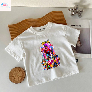 Áo Thun Trẻ Em Roblox Sinh Nhật, Vải Cotton, Thời Trang Game, Cho Bé Trai Mùa Hè, Size 90-150
