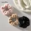 AqToCna Mùa Đông Ấm Áp Tóc Mềm Scrunchies Nữ Cô Gái Dễ Thương Sang Trọng Co Giãn Tóc Nhiều Màu Dây Cao Su AqToCna