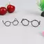 Nhíp 10 Chiếc Thời Trang Khung Tròn Không Ống Kính Retro Mát Búp Bê Kính Cho Búp Bê 30cm VN