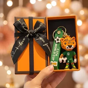 2026 Meijiamo World Cup Linh Vật Móc Khóa Búp Bê Quà Tặng Móc Khóa Quạt Ngoại Vi Quà Tặng Treo 5.29