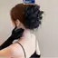 MAKY Sang Trọng Lưới Hoa Tóc Cho Nữ Vuốt Cá Mập Kẹp Phù Hợp Cho Đuôi Ngựa Tuyệt Vời Cho Lễ Kỷ Niệm Đặc Biệt VN