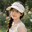 Mũ chống nắng SMILE, Mũ che mặt trang trí vành rộng, Phong cách Hàn Quốc ngọt ngào Polyester chấm bi rỗng Mũ mùa xuân hè