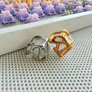 Keycaps mạ điện PYCOU, Quy trình mạ điện bằng kim loại lỏng Keycap Bàn phím cơ, Chìa khóa Esc sáng tạo Trò chơi Keycap tinh tế