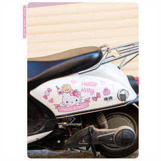 Mèo Dán Xe Ô Tô Điện Trang Trí Xe Hoạt Hình Dễ Thương Miếng Dán Trang Trí Hello Kitty Miếng Dán Xe Máy Chống Thấm Nước,      20260530