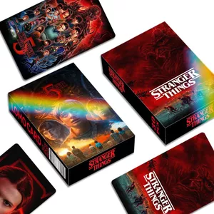 30 Chiếc Stranger Things American TV Series Hàng Hóa Thẻ Nhỏ Hai Mặt Thẻ LOMO Quà Tặng Sinh Nhật