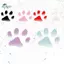 Springevenstar Động Vật Dấu Chân Mèo Paw Hình Xăm Tạm Thời 5 Cái Chống Thấm Nước Dễ Dàng Ứng Dụng Cho Trẻ Em Vui Nhộn Springevenstar