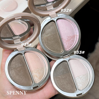 SPENNY Bảng tạo khối Phấn bắt sáng Phấn phủ Tất cả trong một làm sáng da mặt dạng lì màu ngọc trai